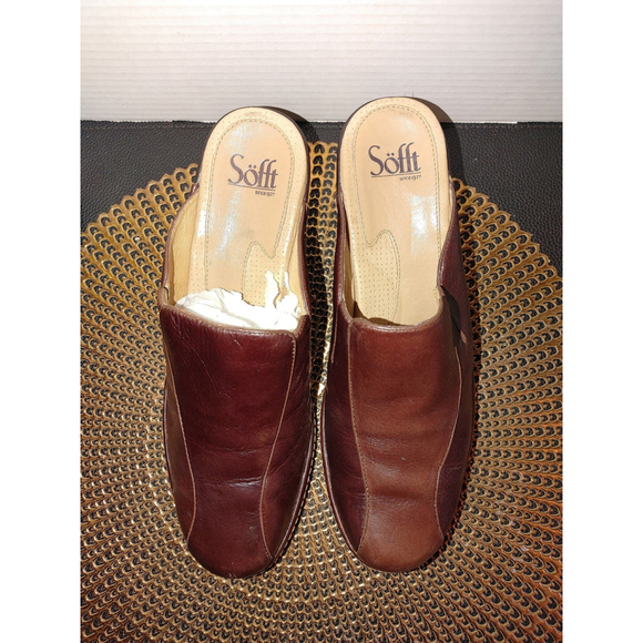Sofft Leather Mules Size 9.5 - Picture 3 of 5